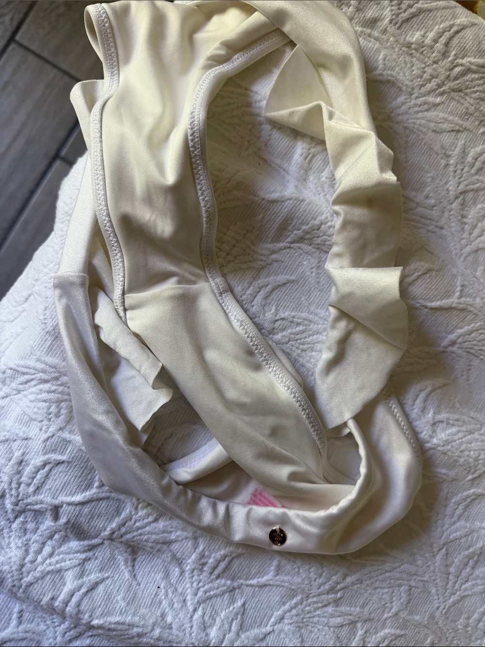 Victoria's Secret Cream Ruffle Bikini Set - Picture 3 of 9